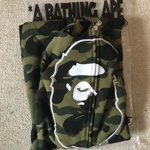 Bape 1st Camo Ape Full Zip Hoodie